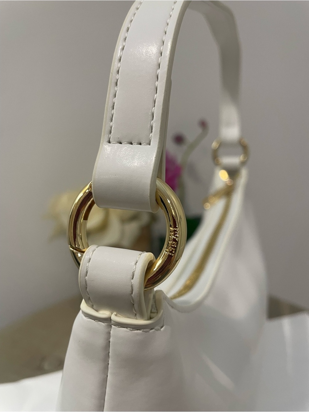 JW PEI White Vegan Leather Shoulder Bag - Picture 7 of 12